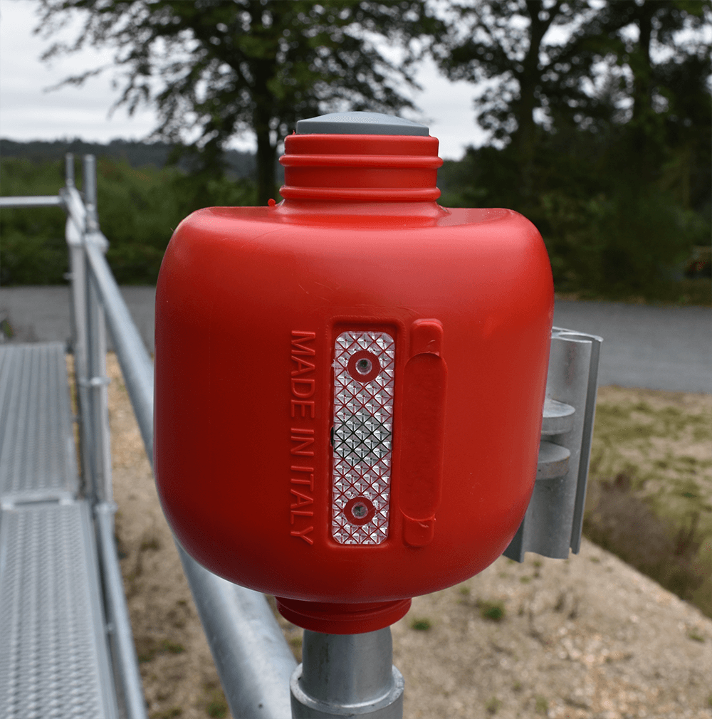 Protection rosace et collier pour échafaudage