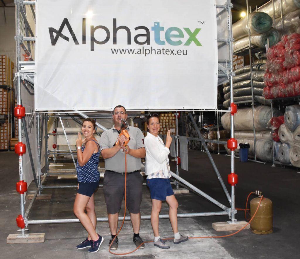 L'équipe d'Alphatex qui vous a accueilli pour les Journées Thermo