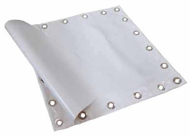 Bavette de recouvrement - Finition pour bâche PVC