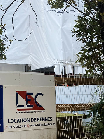 Pose du film thermo-rétractable réalisé par LEC