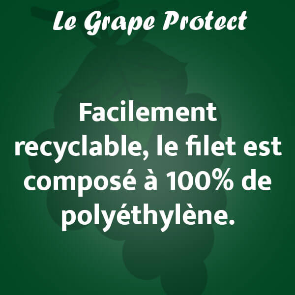 Filet recyclable en l'état
